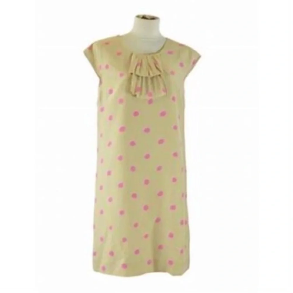 Kate Spade pink‎ polka dot silk dress